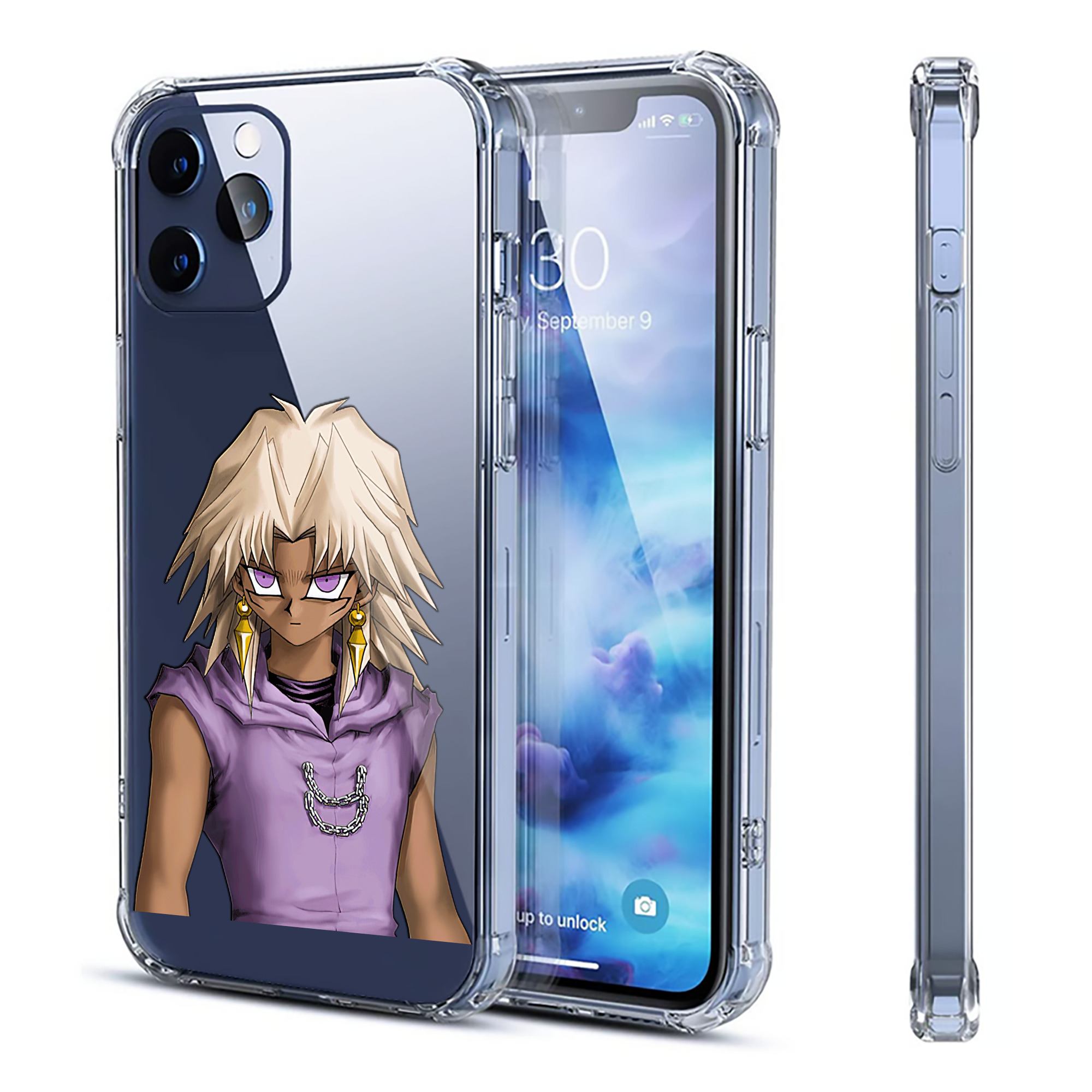 （画像用） 遊☆戯☆王 Yu-Gi-Oh! 【iPhone 12シリーズ対応】透明スマホケース（クリアソフトケース）